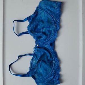 Frederick's of Hollywood blue lacey bra